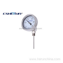 Any angle bimetal thermometer